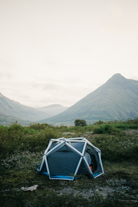 opblaas tent